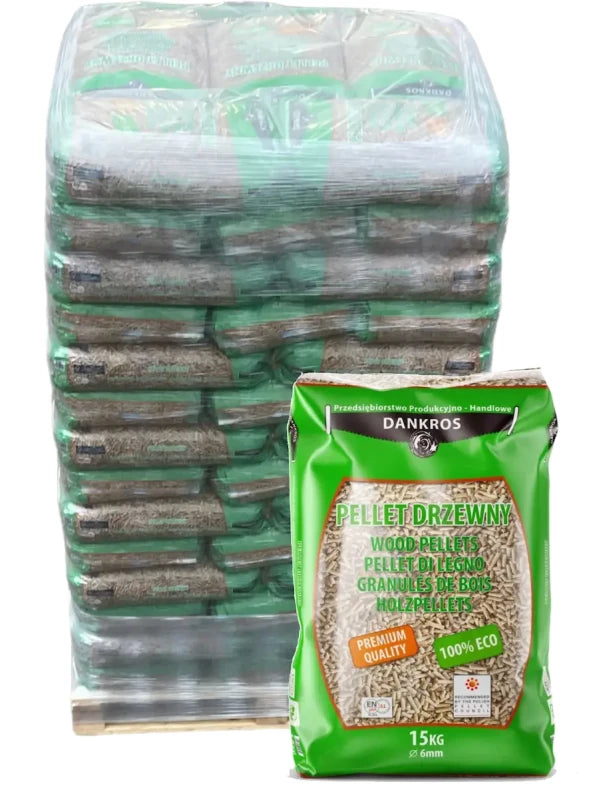 Dankros pellet drzewny ENplus A1 – paleta 1050 kg