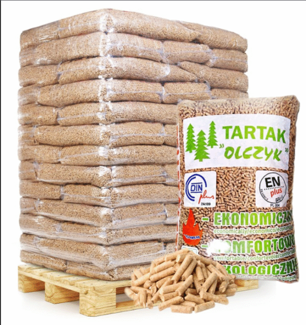 Olczyk pellet drzewny certyfikowany – paleta 975 kg